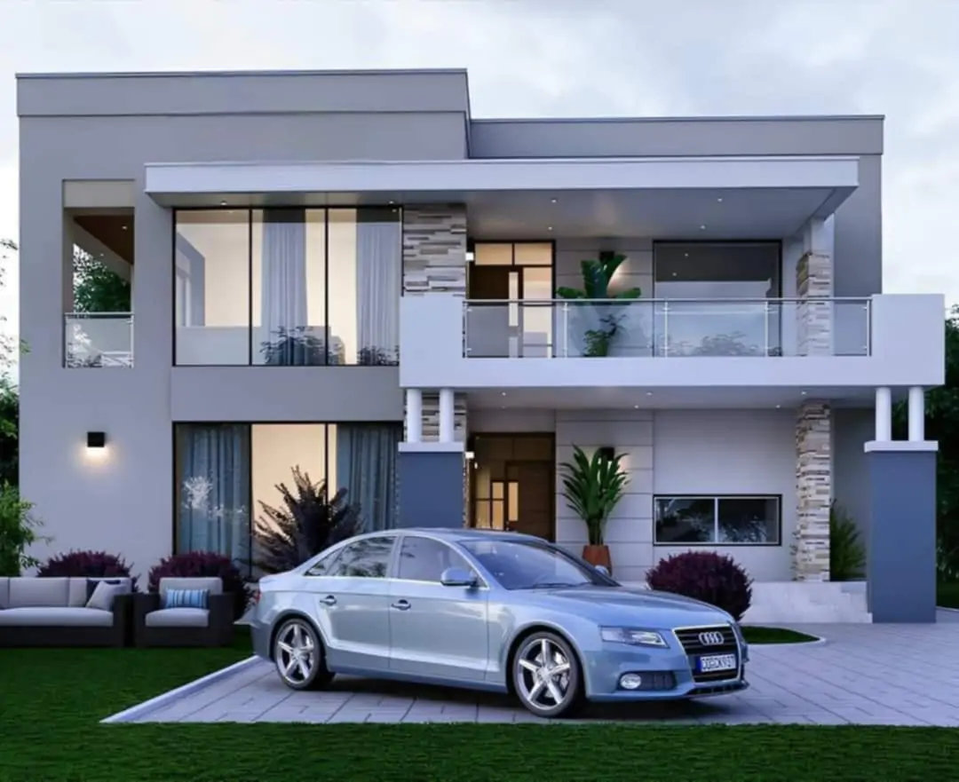 Plan de Duplex Moderne – Confort, Espace et Élégance pour Votre Famille !